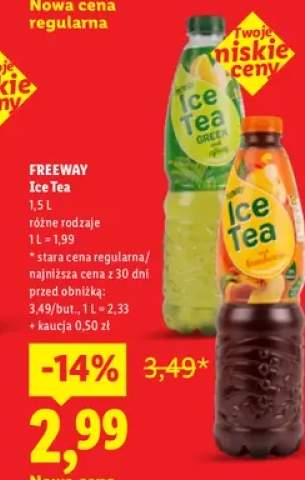 Napój Freeway Ice Tea Green Tea