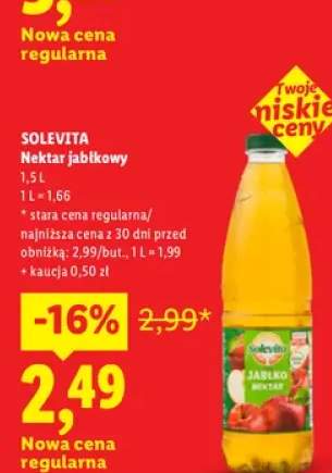 Nektar jabłkowy Solevita