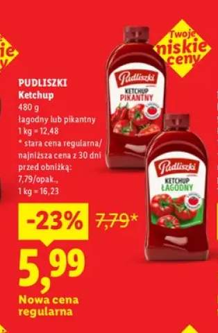 Ketchup łagodny Pudliszki