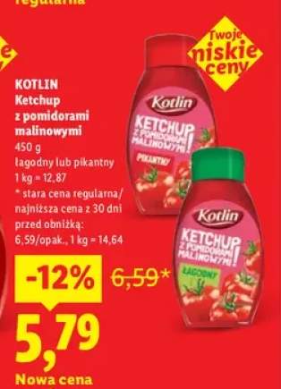 Ketchup z pomidorami malinowymi łagodny Kotlin +1 wariant