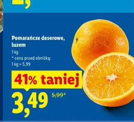 Pomarańcze deserowe luzem