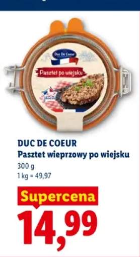 Pasztet wieprzowy po wiejsku Duc De Coeur
