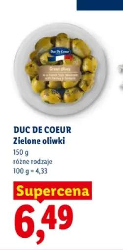 Zielone oliwki Duc De Coeur