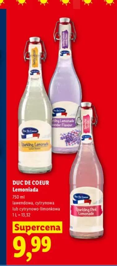 Lemoniada cytrynowo-limonkowa Duc De Coeur +1 wariant