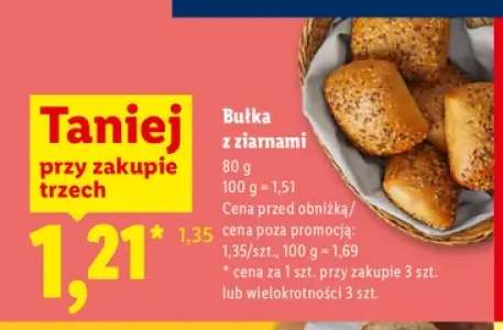 Bułka z ziarnami