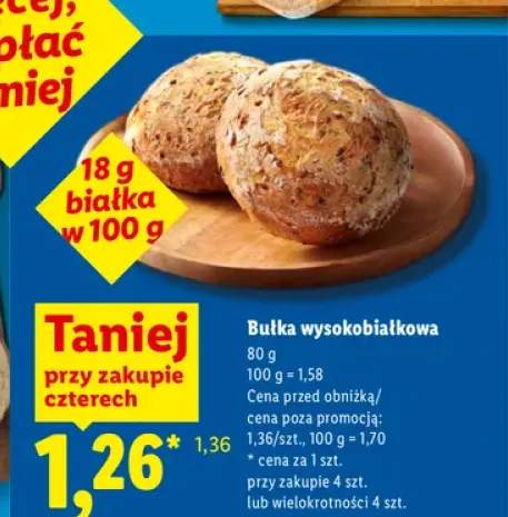 Bułka wysokobiałkowa