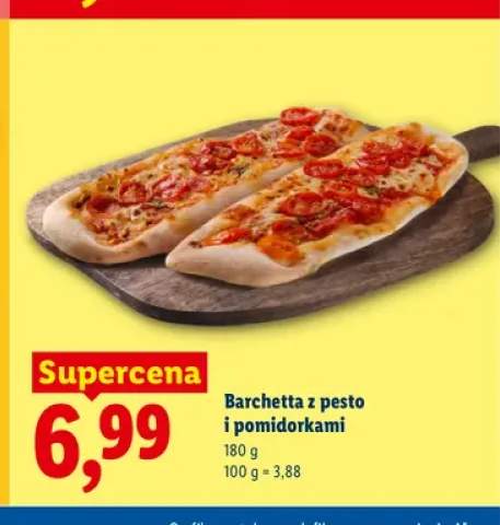 Barchetta z pesto i pomidorkami Piekarnia Lidla