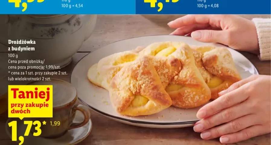 Drożdżówka z budyniem