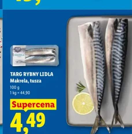 Makrela tusza Targ Rybny Lidla