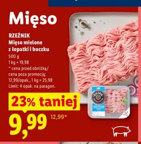 Mięso mielone z łopatki i boczku Rzeźnik