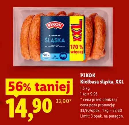 Kiełbasa śląska Pikok XXL