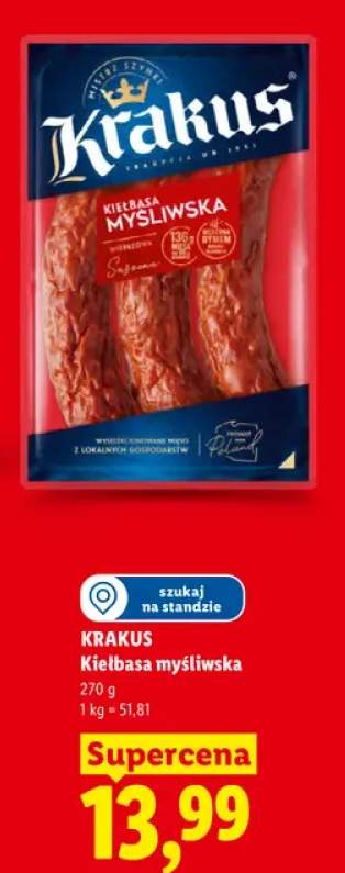 Kiełbasa myśliwska Krakus