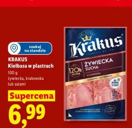Kiełbasa w plastrach krakowska Krakus +1 wariant