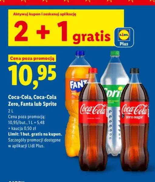 Napój gazowany Coca-Cola Original Taste +3 warianty