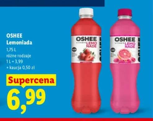 Lemoniada Oshee Vitamin Lemonade grejpfrut