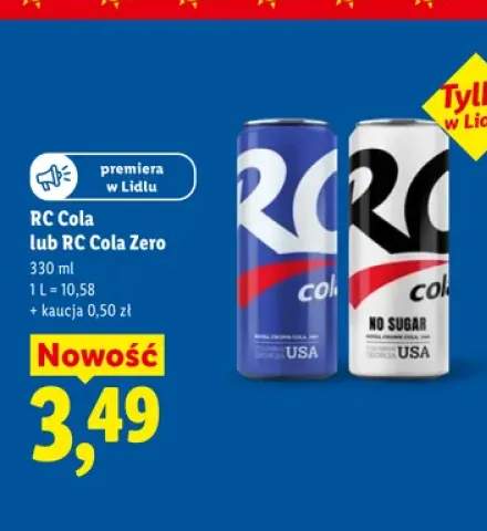Napój gazowany RC Cola +1 wariant