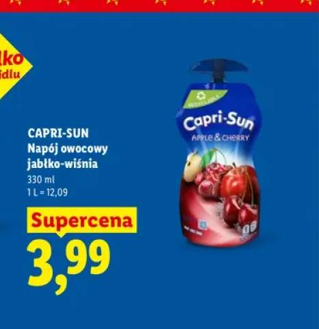 Napój owocowy Capri-Sun jabłko-wiśnia