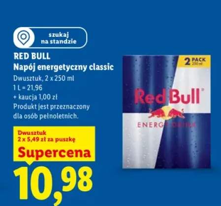 Napój energetyczny Red Bull Classic 2-pak