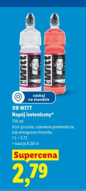 Napój izotoniczny Dr Witt liczi-gruszka +2 warianty