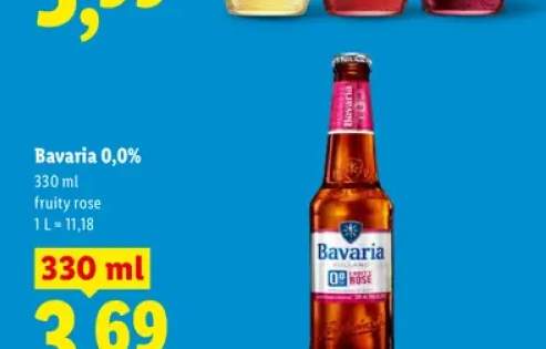 Piwo bezalkoholowe Bavaria fruity rose