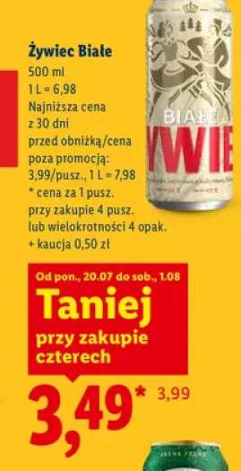 Piwo Żywiec Białe