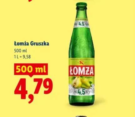 Piwo Łomża Gruszka