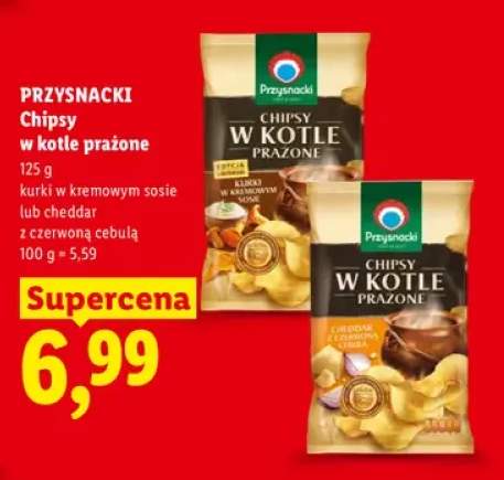 Chipsy w kotle prażone Przysnacki kurki w kremowym sosie +1 wariant