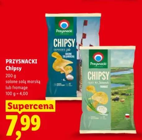 Chipsy Przysnacki solone solą morską +1 wariant