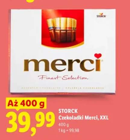 Czekoladki Merci Finest Selection XXL Storck