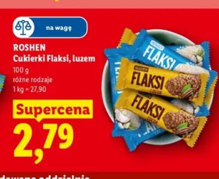Cukierki Flaksi Roshen na wagę