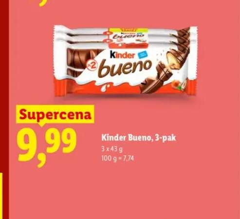 Baton Kinder Bueno 3-pak