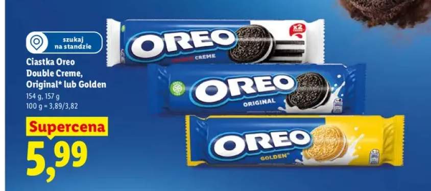 Ciastka Oreo Double Creme +2 warianty