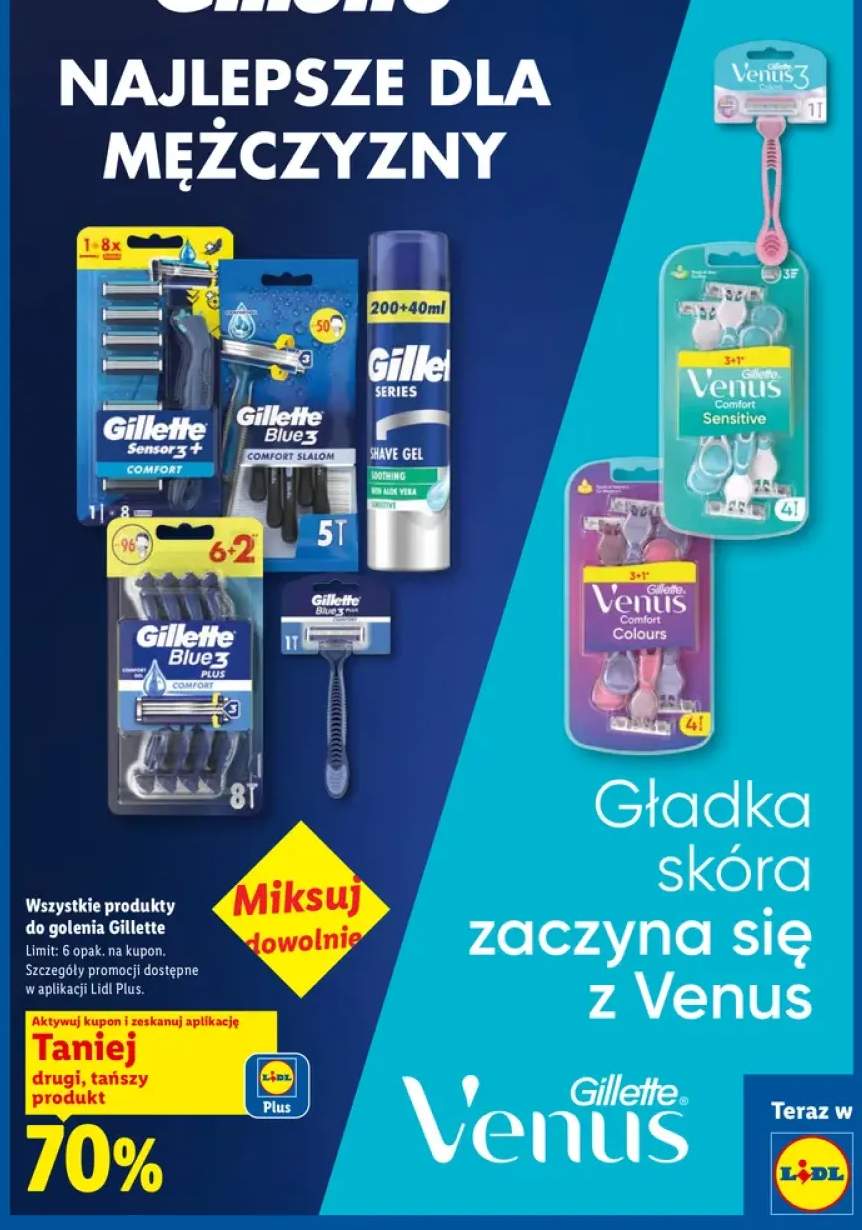 Produkty do golenia Gillette +3 warianty