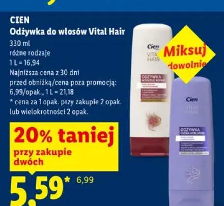 Odżywka do włosów Cien Vital Hair