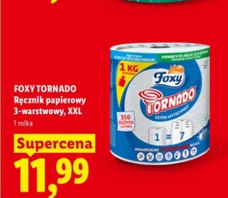 Ręcznik papierowy Foxy Tornado 3-warstwowy XXL