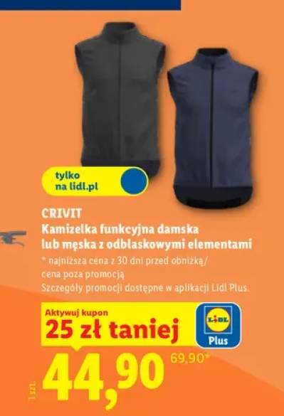 Kamizelka funkcjonalna męska CRIVIT