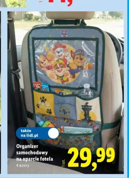 Organizer samochodowy na oparcie fotela Paw Patrol