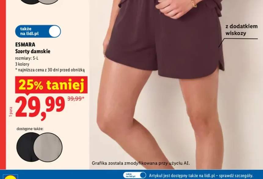 Szorty damskie Esmara