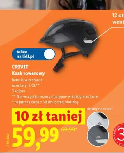 Kask rowerowy Crivit