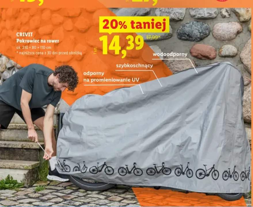 Pokrowiec na rower Crivit