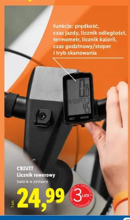 Licznik rowerowy Crivit