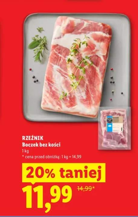 Boczek bez kości Rzeźnik