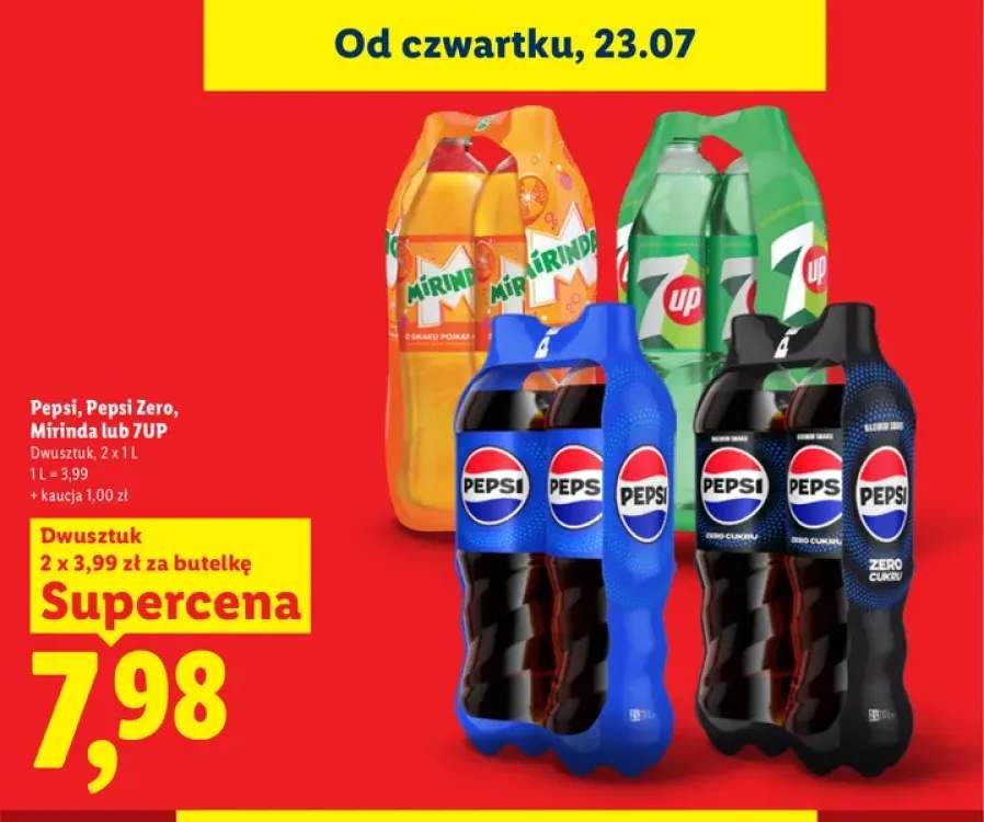 Napój gazowany Pepsi Zero 2-pak