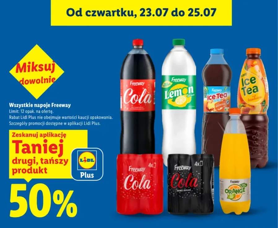 Napoje Freeway +6 wariantów