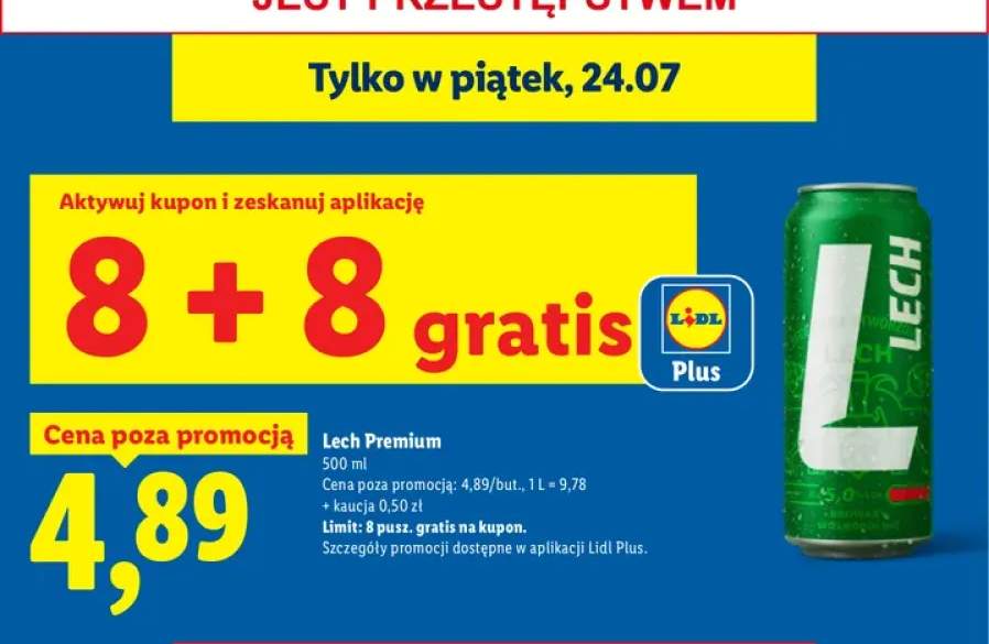 Piwo Lech Premium