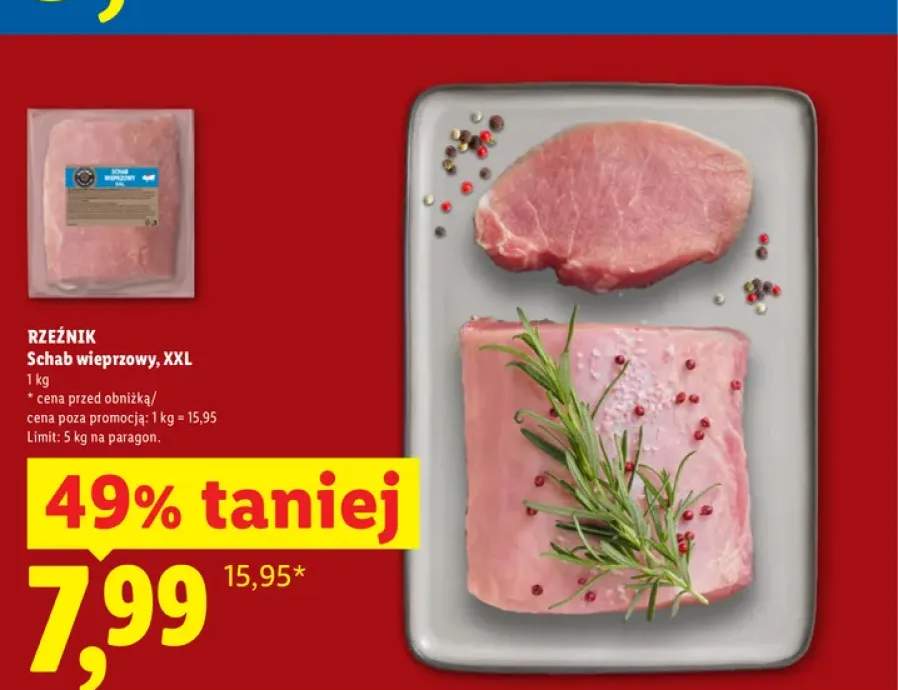 Schab wieprzowy XXL Rzeźnik