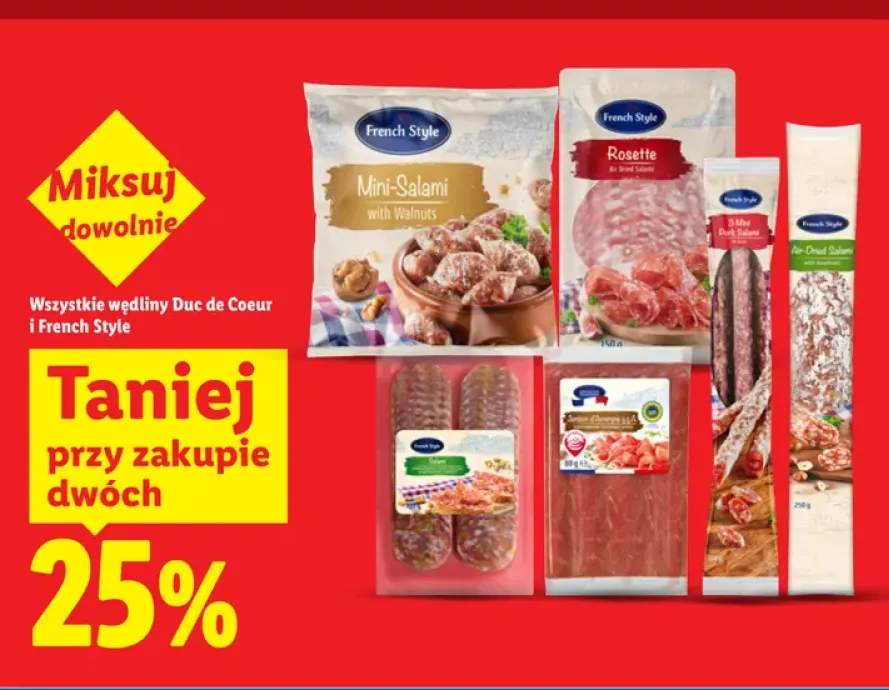 Wędliny Duc de Coeur i French Style +5 wariantów