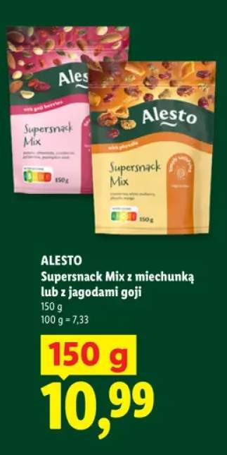 Supersnack Mix z miechunką Alesto +1 wariant