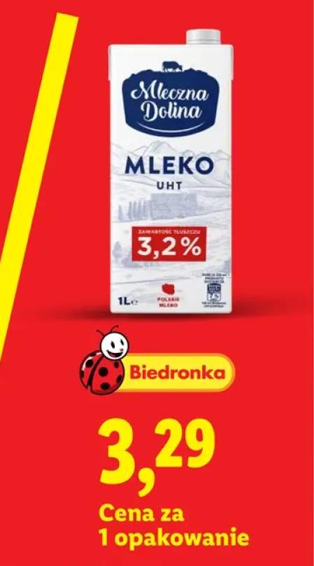 Mleko UHT 3,2% Mleczna Dolina
