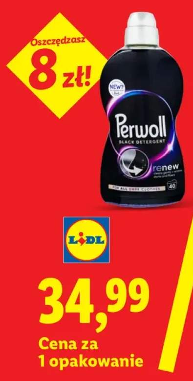 Płyn do prania ciemnych tkanin Perwoll Renew Black